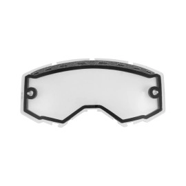 Sticla rezerva ochelari cross/enduro Fly Racing Dual Lens W/O, transparent
