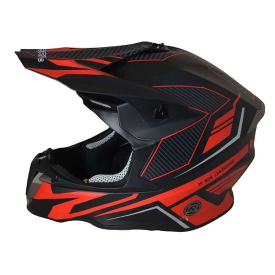 Casca cross/atv Rival Store H806 negru/rosu marime S