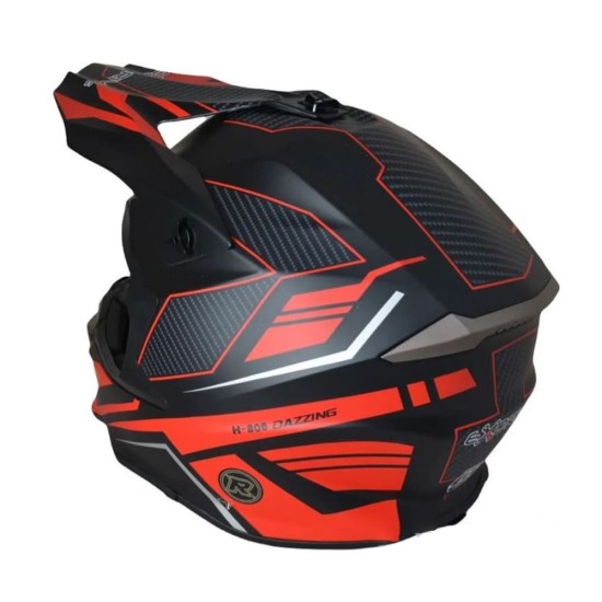Casca cross/atv Rival Store H806 negru/rosu marime S