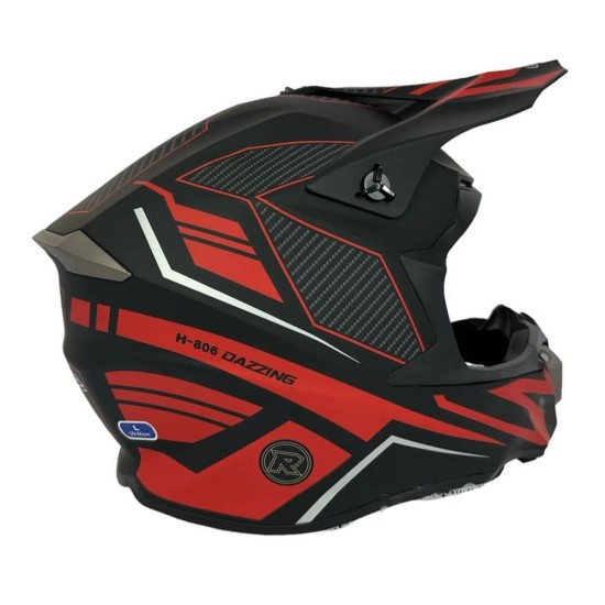 Casca cross/atv Rival Store H806 negru/rosu marime S
