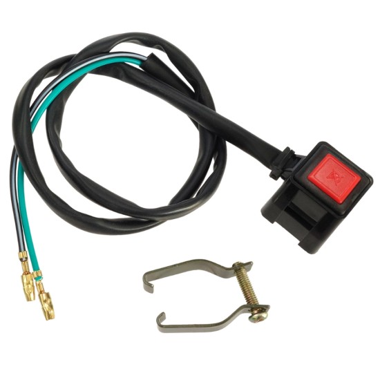 Buton universal oprire moto, patrat