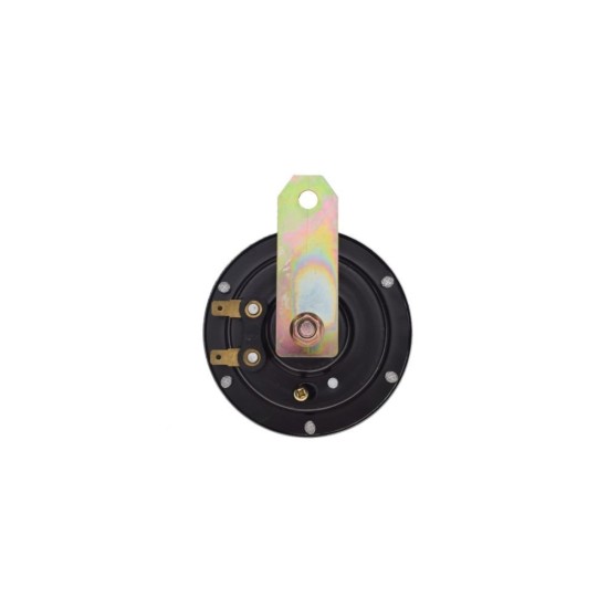 Claxon universal 12v, 100mm, argintiu