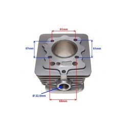 Set motor Loncin 125cc 4T 56.4mm