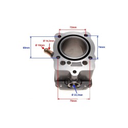 Set motor Loncin 150cc 4T, 62.00mm
