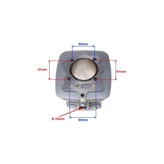 Set motor CG200 63.40mm, racire aer