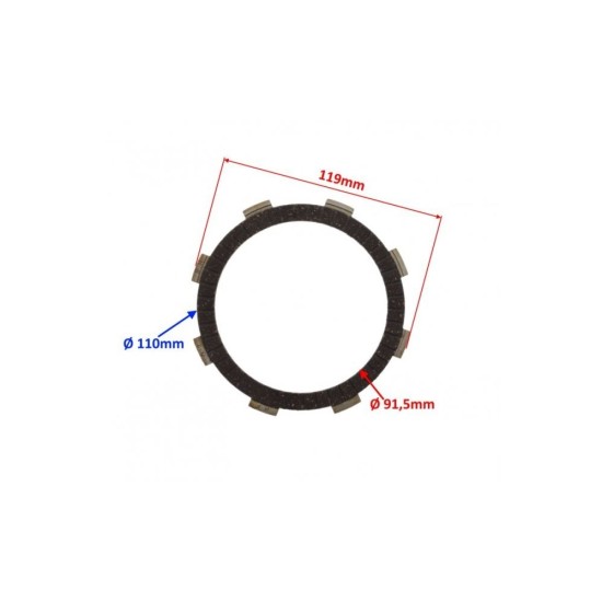 Set discuri ambreiaj Kingway chopper-Lifan 150cc