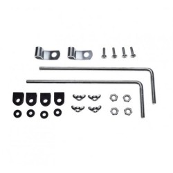 Parbriz universal moto cu prinderi, inaltime 50cm