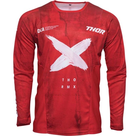Tricou cross/atv Thor Pulse HZRD, rosu, marime L