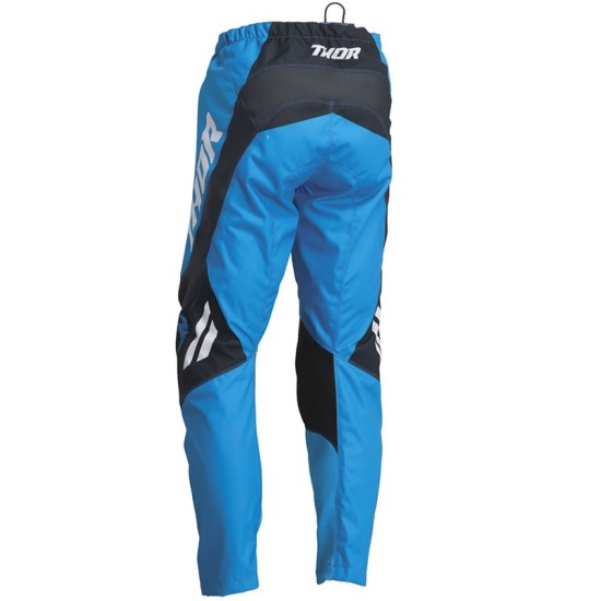 Pantaloni cross/atv Thor Sector Chev, negru/albastru, marime 32
