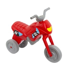Motocicleta pentru copii fara pedale rosu/gri, M