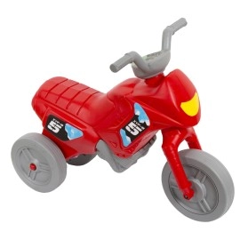 Motocicleta pentru copii fara pedale rosu/gri, S
