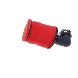 Filtru aer sport burete Rival Store 38mm, 90 grade, rosu