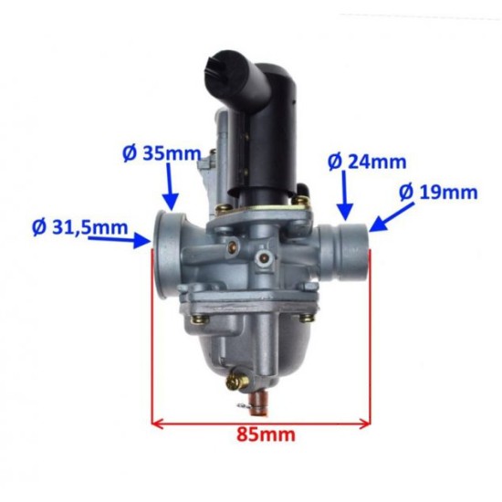 Carburator scuter 2T Keeway, soc electric, Rival Store