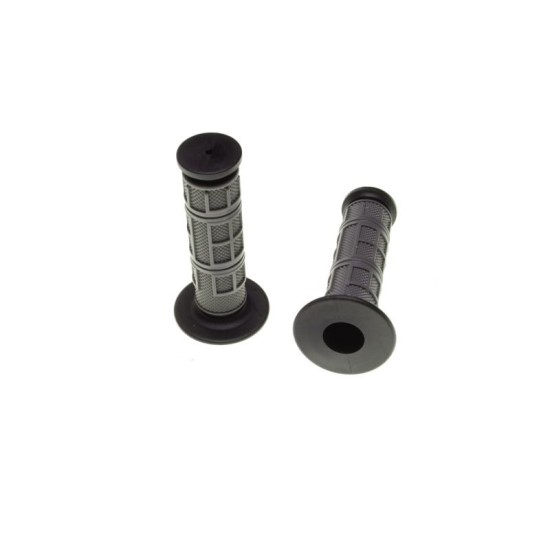 Set mansoane cross/enduro Rival Store, lungime 124mm, gri/negru