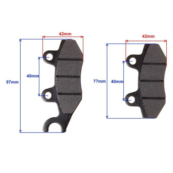 Set placute frana Cpi Supercross 125cc, Rival Store