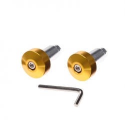 Set 2 capeti de ghidon moto Rival Store, F16, auriu