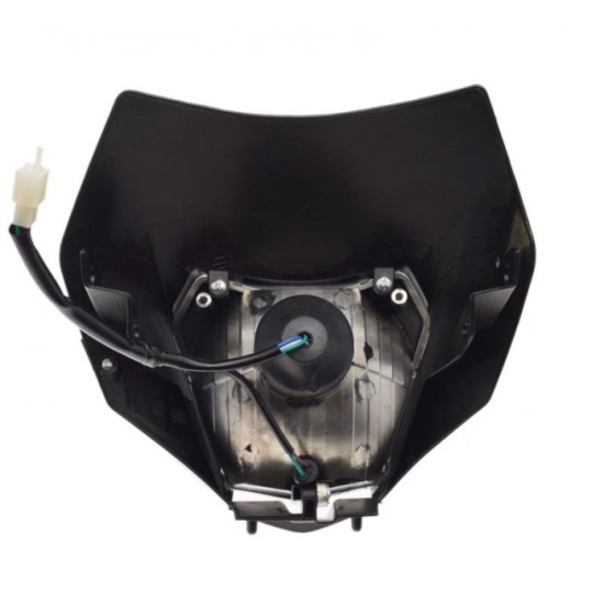 Carena si far fata cu prinderi universal cross-enduro Rival Store, negru