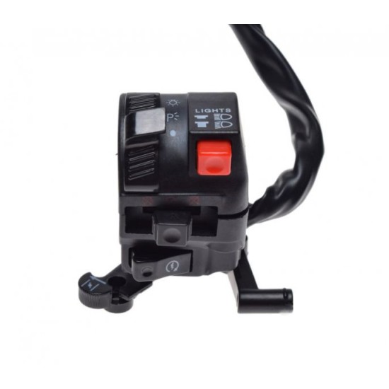 Bloc lumini cu maneta soc universal atv , 2 mufe, 6-4 pini, Rival Store