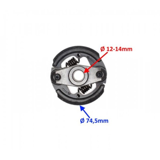 Ambreiaj Pocket Bike Tuning, 2 saboti cu arcuri, Rival Store