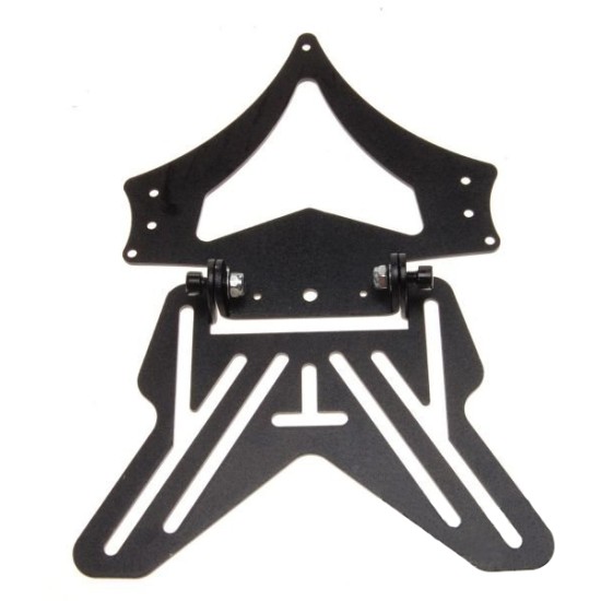 Suport nr inmatrculare universal atv-moto, aluminiu, negru, Rival Store