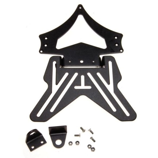 Suport nr inmatrculare universal atv-moto, aluminiu, negru, Rival Store