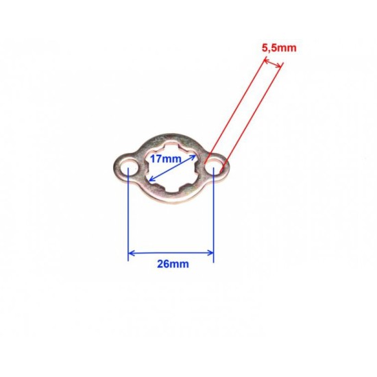 Siguranta pinion fata scuter-moto-moped 4T, Rival Store