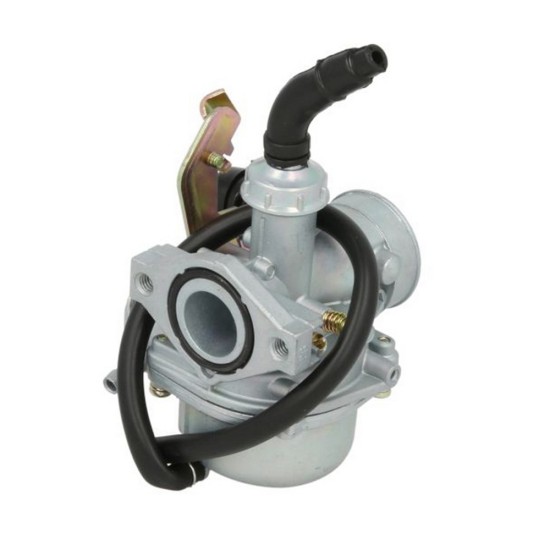 Carburator atv-cross-moped 50-125, cu robinet benzina, soc manual pe cablu, distanta prinderi 42mm