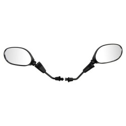 Set oglinzi universale atv-moto-scuter F2 cu filet dreapta 8mm, 260/185mm