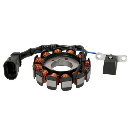 Stator magnetou scuter Aprilia Sr injectie, 12 bobine, 3 fire