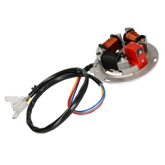 Stator magnetou Simson 6V, 3 bobine, 5 fire