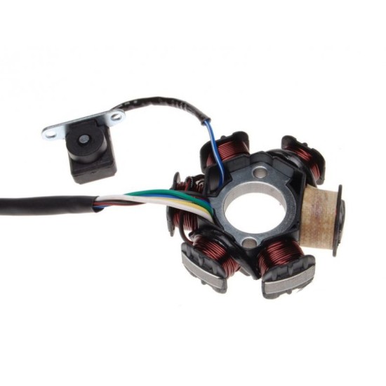 Stator-magnetou 110-125cc, 150cc automat, 6 bobine, 5 fire, Rival Store