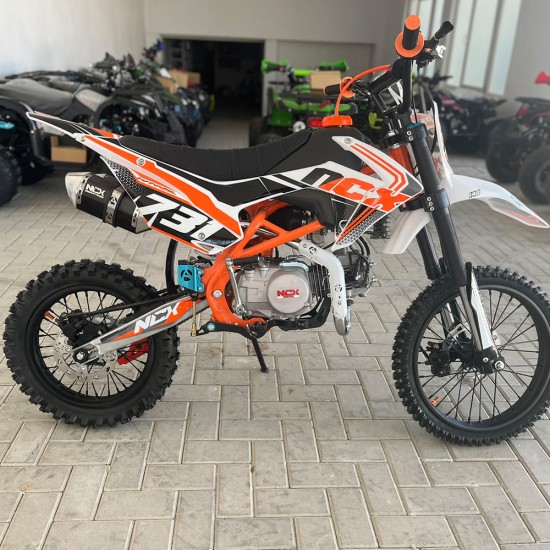 Cross 140cc Ncx Vyper 17/14 benzina 4T portocaliu/alb