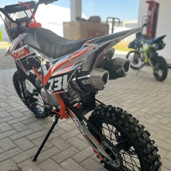 Cross 140cc Ncx Vyper 17/14 benzina 4T portocaliu/alb