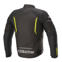 Geaca textil moto Alpinestars T-Jaws V3 Wp negru/fluo galben, marime S